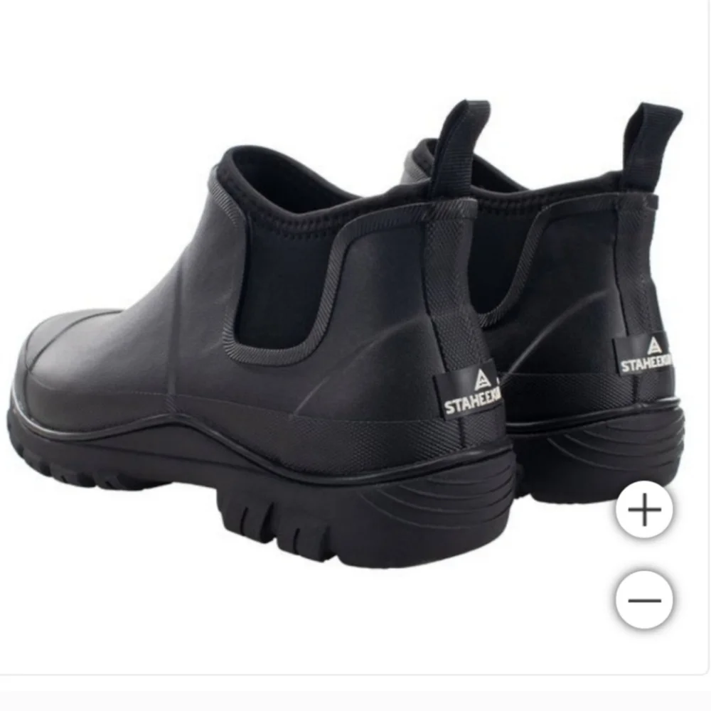 Staheekum Men's Waterproof Ankle Rain Boot nwt